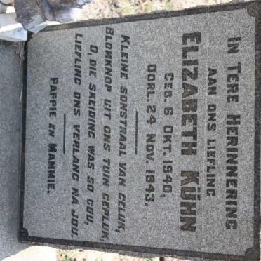 KUHN Elizabeth 1940-1943