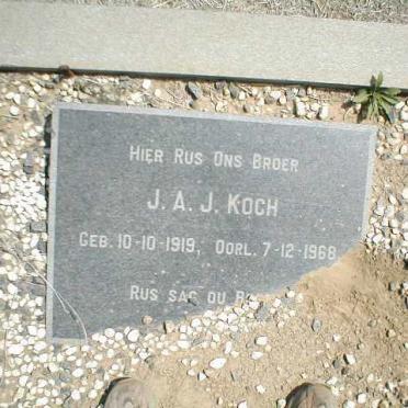 KOCH J.A.J. 1919-1968