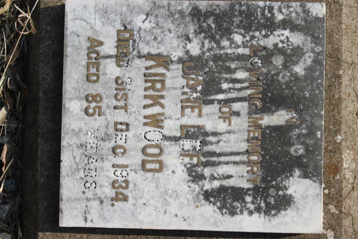 KIRKWOOD Jane Lee -1934