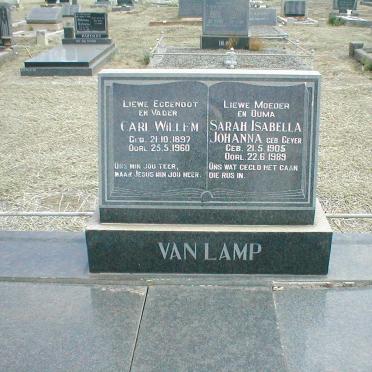 LAMP Carl Willem, van 1897-1960 &amp; Sarah Isabella Johanna GEYER 1905-1989