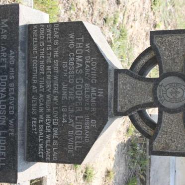 LIDDELL Thomas Cooper -1944 &amp; Margaret Donaldson -1963