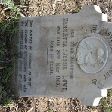 LOWE Henrietta Jessie -1903