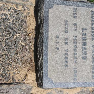 LEONARD Adelaide Priscilla -194? 