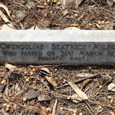 MILBURN Gwendoline Beatrice -1938