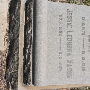 MASON Albert August 1879-1950 &amp; Jessie Leonora 1883-1965