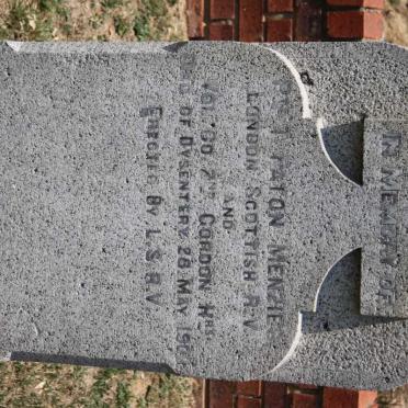 MENZIES T. Paton -1900