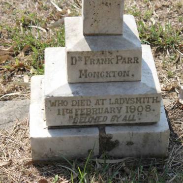 MONGKTON Frank Parr -1908