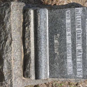 MATTHEYS William Daniel -1930