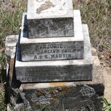 MARTIN Marjorie 1897-1898