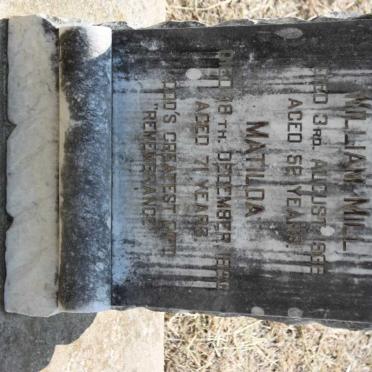 MILL William -1938 &amp; Matilda -196?