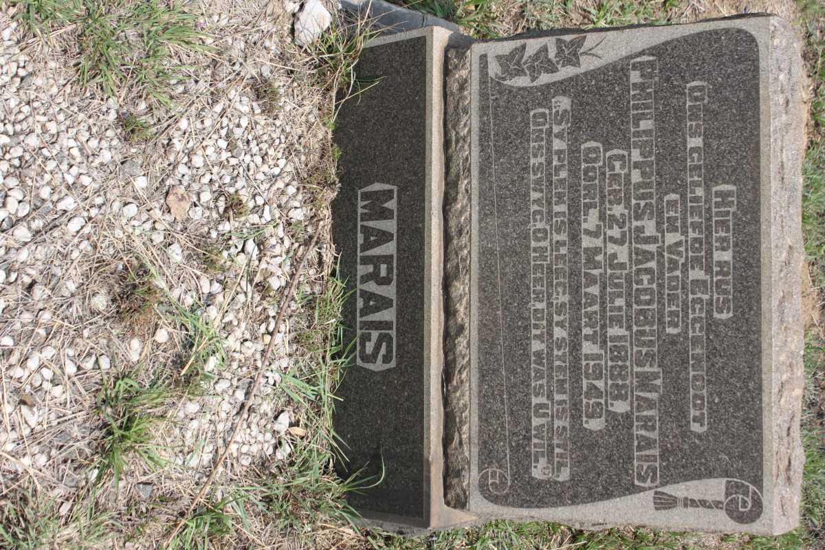 MARAIS Philippus Jacobus 1888-1949