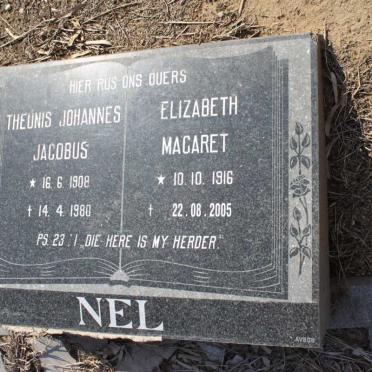 NEL Theunis Johannes Jacobus 1908-1980 &amp; Elizabeth Magaret 1916-2005