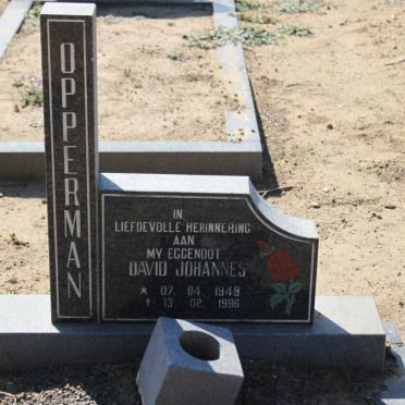 OPPERMAN David Johannes 1949-1996