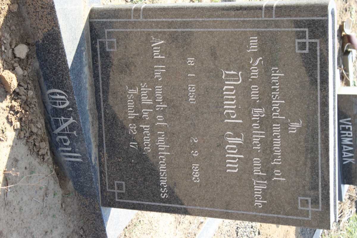 O'NEILL Daniel John 1950-1993