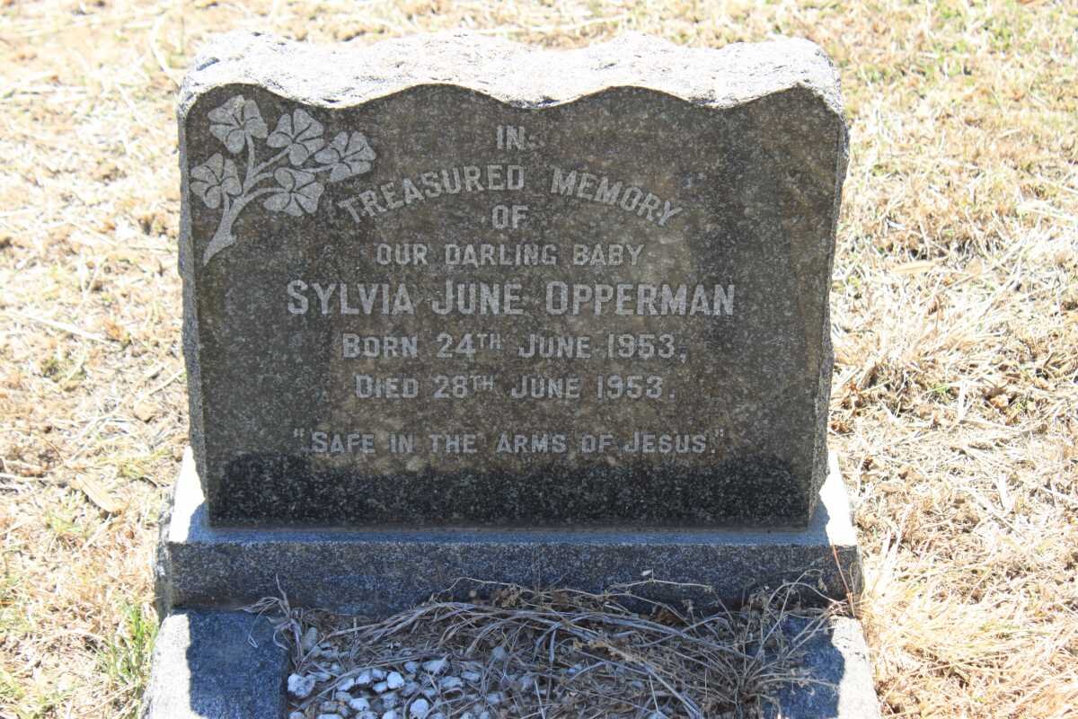 OPPERMAN Sylvia June 1953-1953