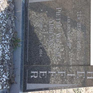 PHEIFFER Pieter Willem Adriaan 1908-1984