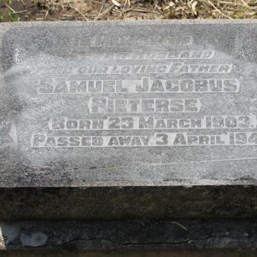 PIETERSE Samuel Jacobus 1903-1945