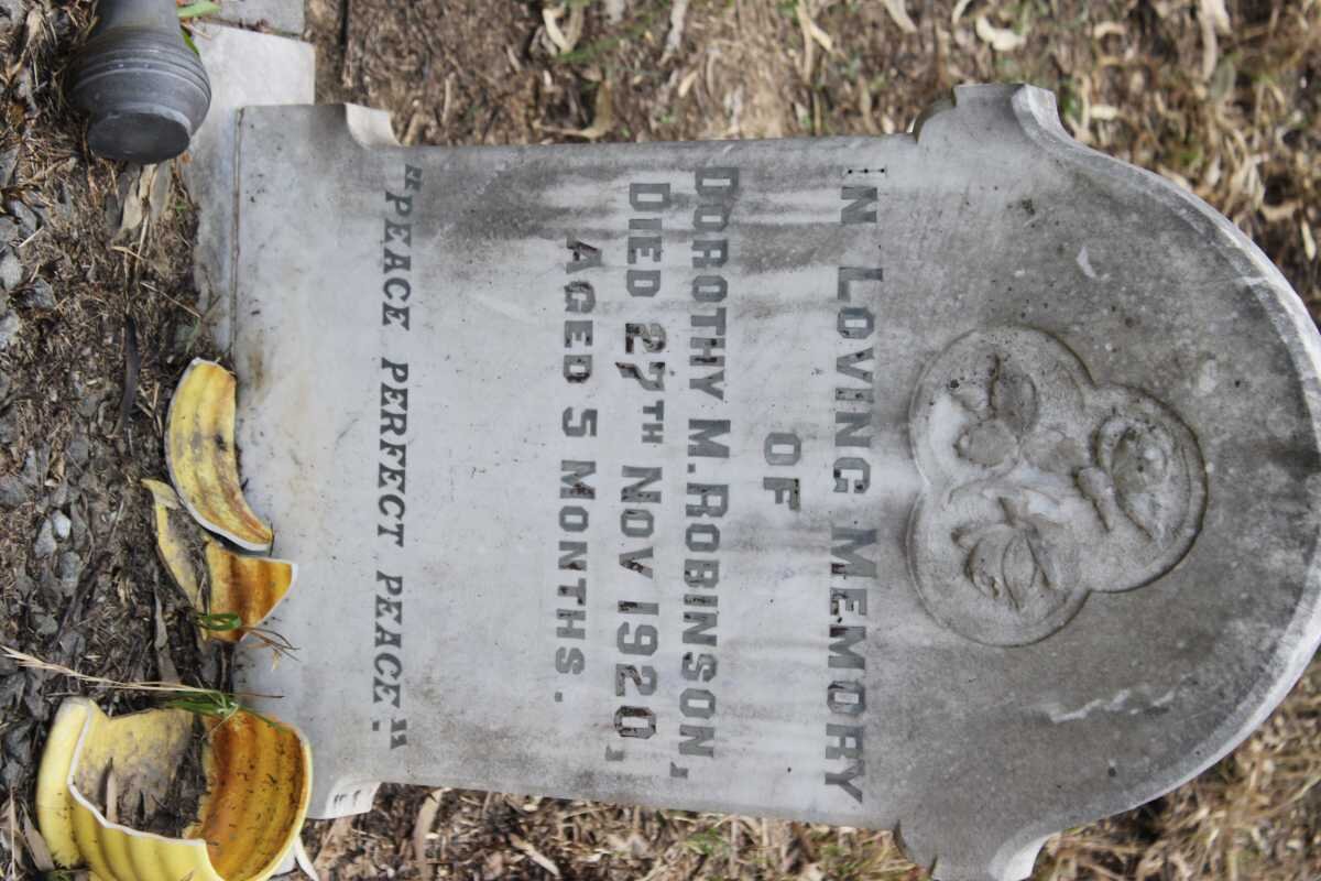 ROBINSON Dorothy M. -1920