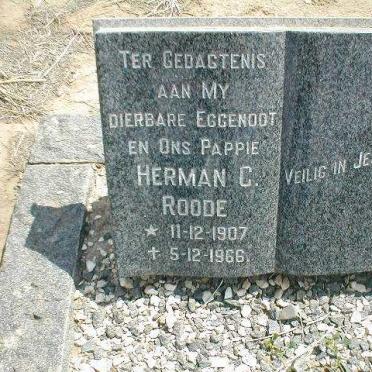 ROODE Herman C. 1907-1966
