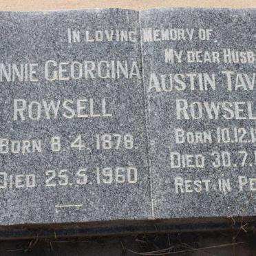 ROSWELL Austin Tavner 1877-1955 &amp; Annie Georgina 1878-1960