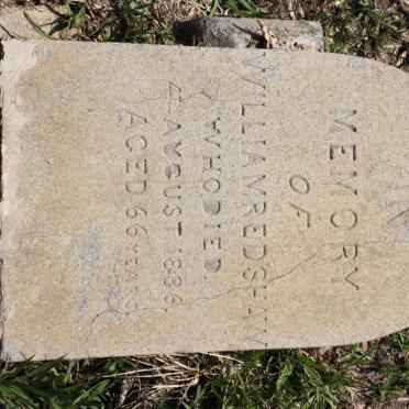 REDSHAW William -1886