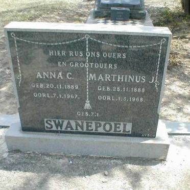 SWANEPOEL Marthinus J. 1888-1968 &amp; Anna C. 1889-1967