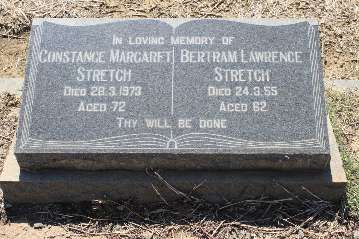 STRETCH Bertram Lawrence -1955 &amp; Constance Margaret -1973