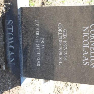 STOMAN Cornelius Nicolaas 1927-1998