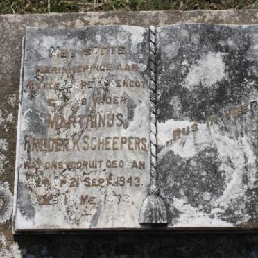 SCHEEPERS Marthinus Frederik 1873-1943