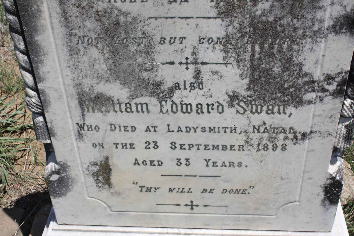 SWAN William Edward -1898
