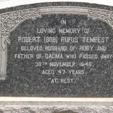 TEMPEST Robert Rufus -1946  