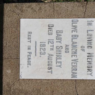 VERRAN Olive Blanche -1923 :: VERRAN Shirley -1923