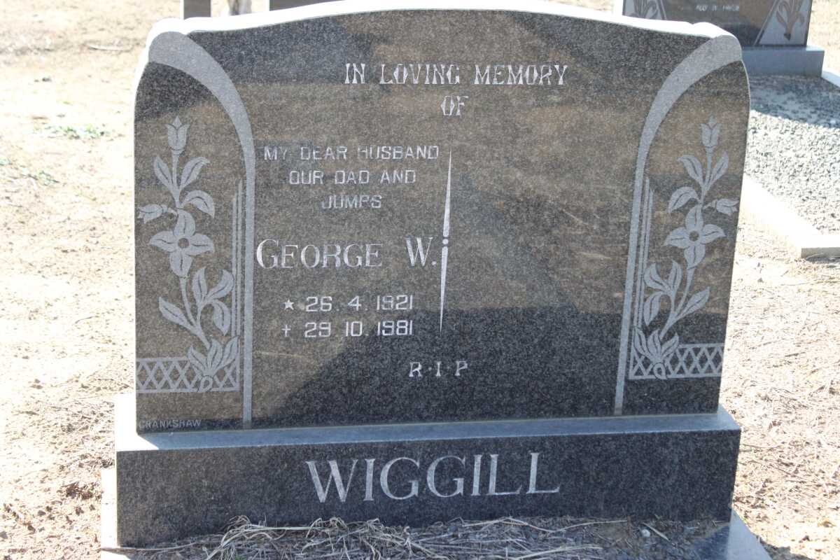 WIGGILL George W. 1921-1981
