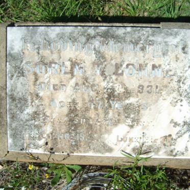 LOHNE Soren T. -1931