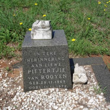 ROOYEN Pietertjie, van