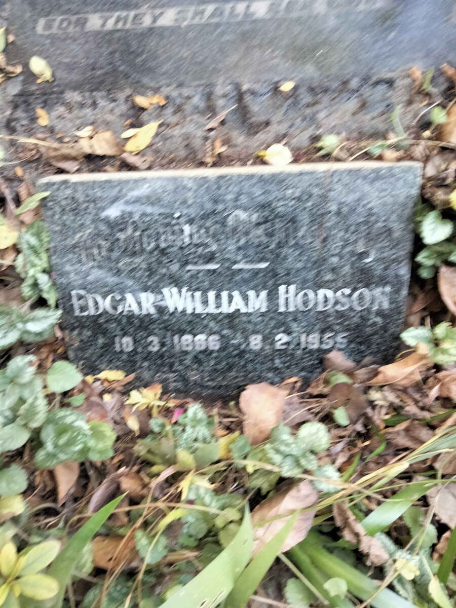 HODSON Edgar William 1866-1955