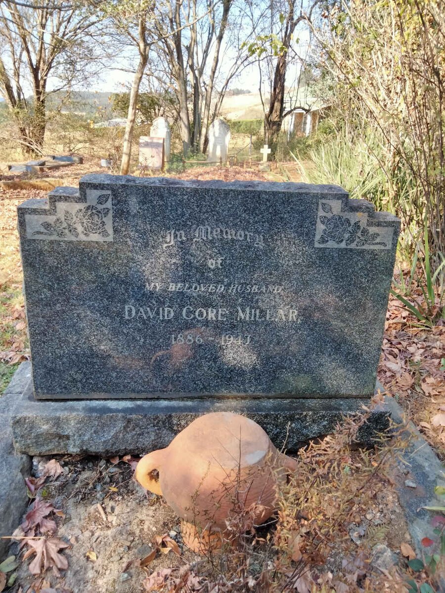 MILLAR David Core 1886-1947