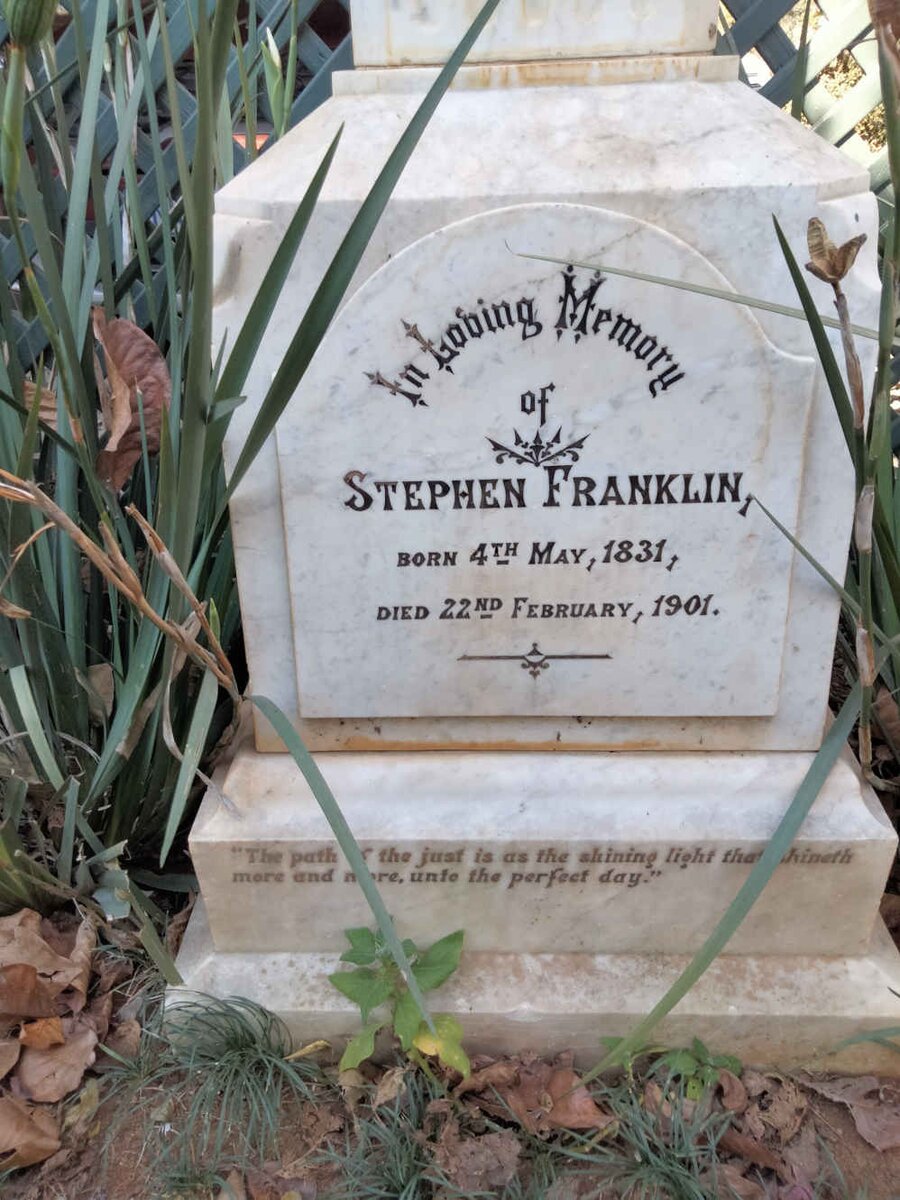 FRANKLIN Stephen 1831-1901