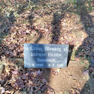 THOMPSON Daphne Eileen 1930-1931