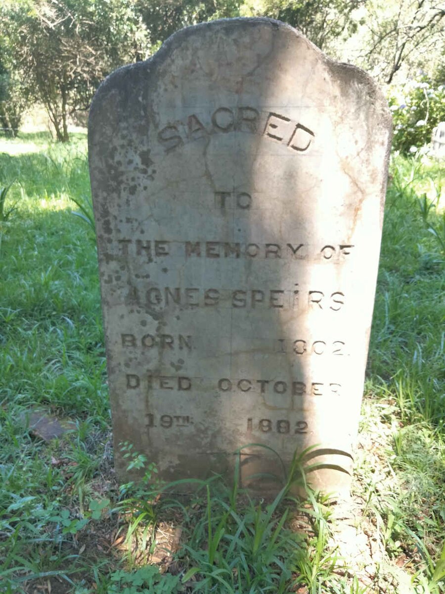SPEIRS Agnes 1802-1882
