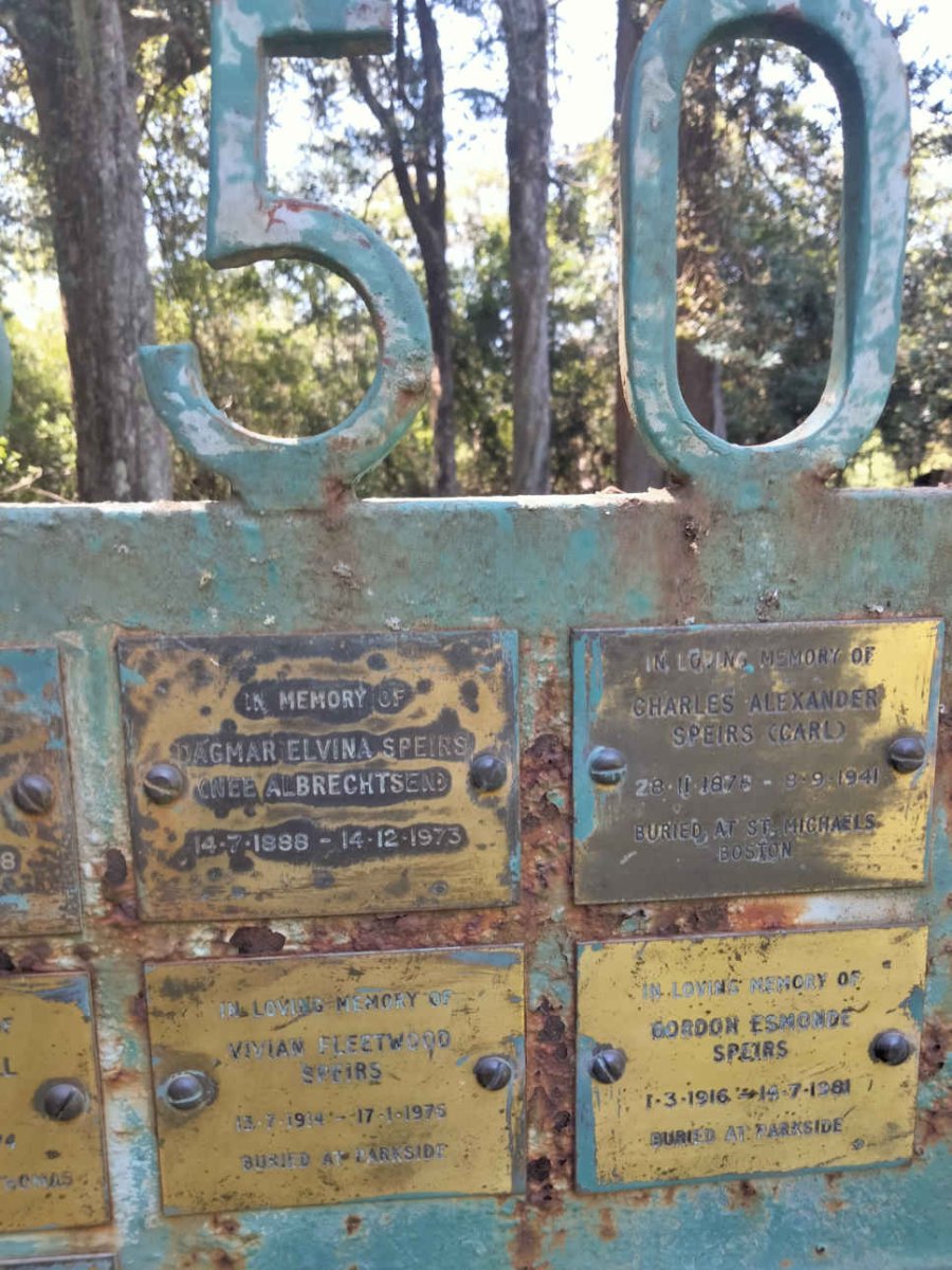 SPEIRS Charles Alexander 1878-1941 :: SPEIRS Gordon Esmonde 1916-1981