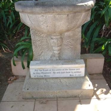 4. Font outside St. Andrew's Church