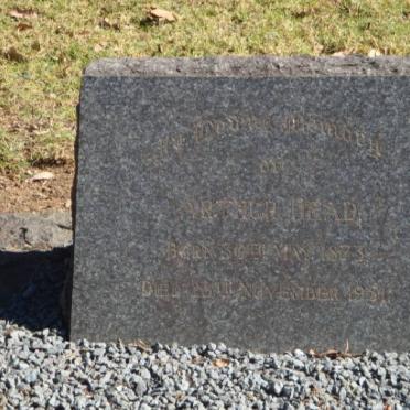 HEAD Arthur 1879-1951