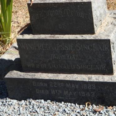 SINCLAIR Winifred Jessie 1883-1943