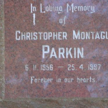 PARKIN Christopher Montagu 1956-1997
