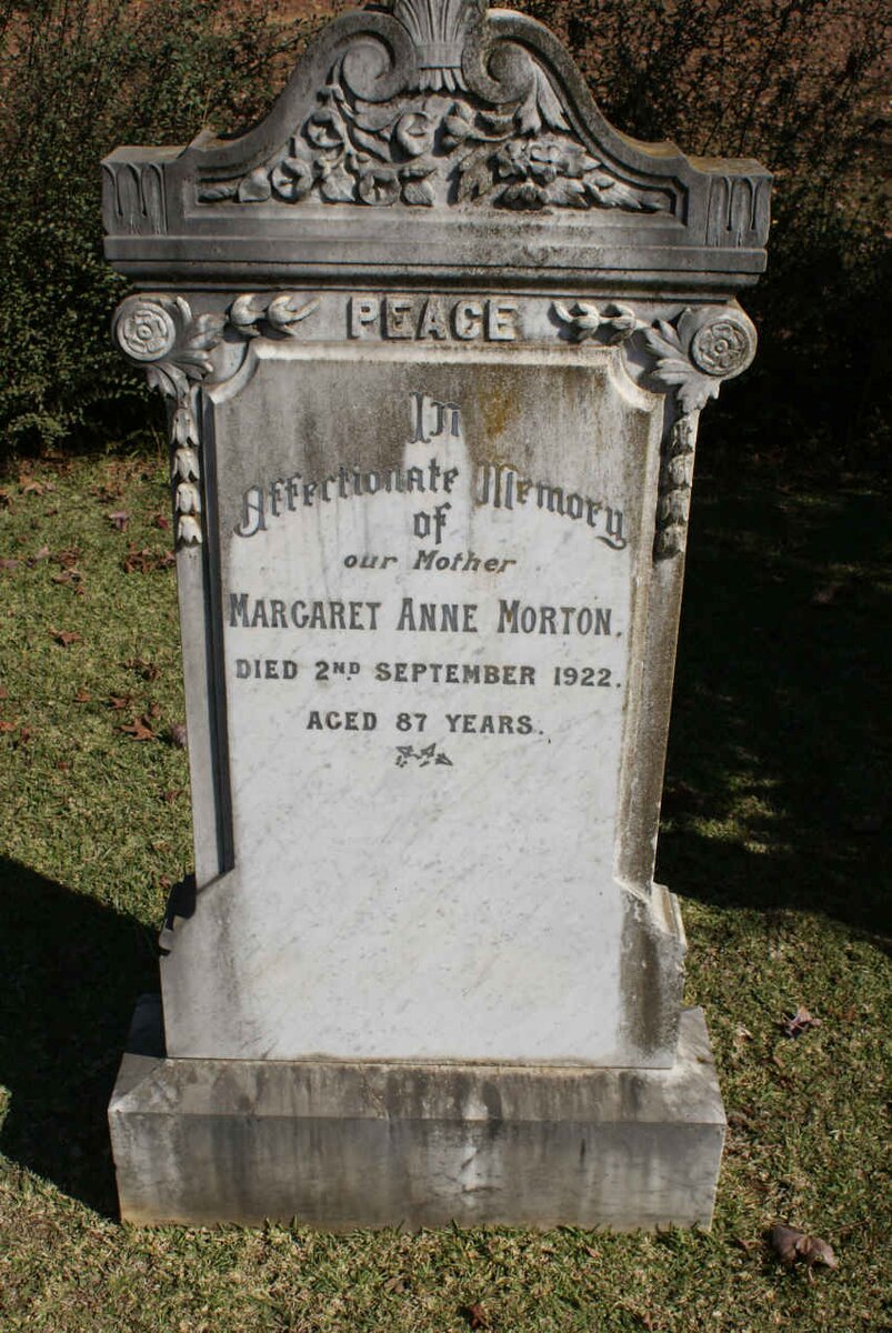 MORTON Margaret Anne -1922