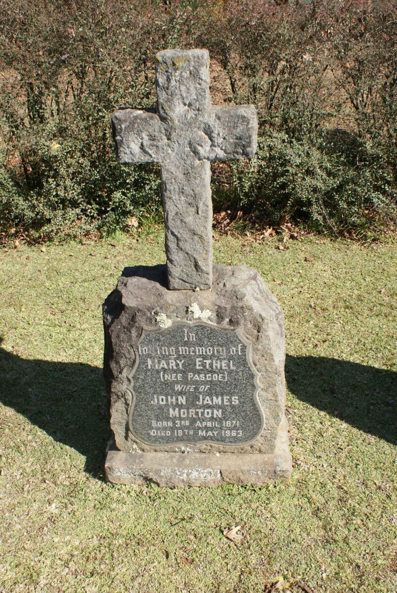 MORTON Mary Ethel nee PASCOE 1871-1963