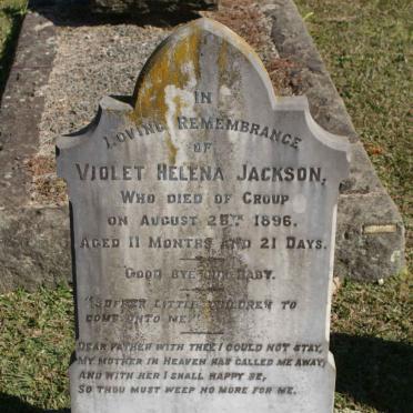 JACKSON Violet Helena -1896