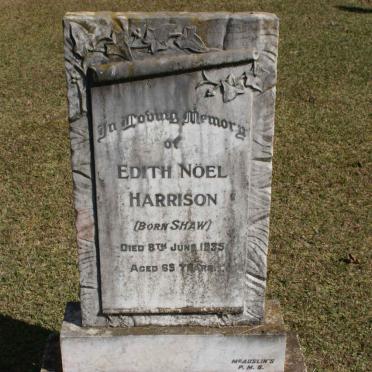 HARRISON Edith Noel nee SHAW  -1935