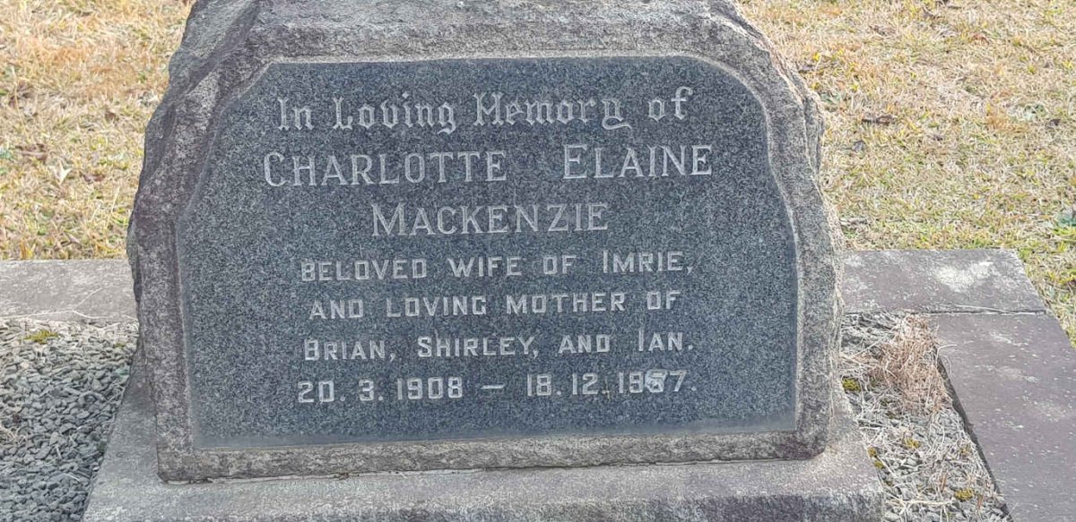 MACKENZIE Charlotte Elaine 1908-1967